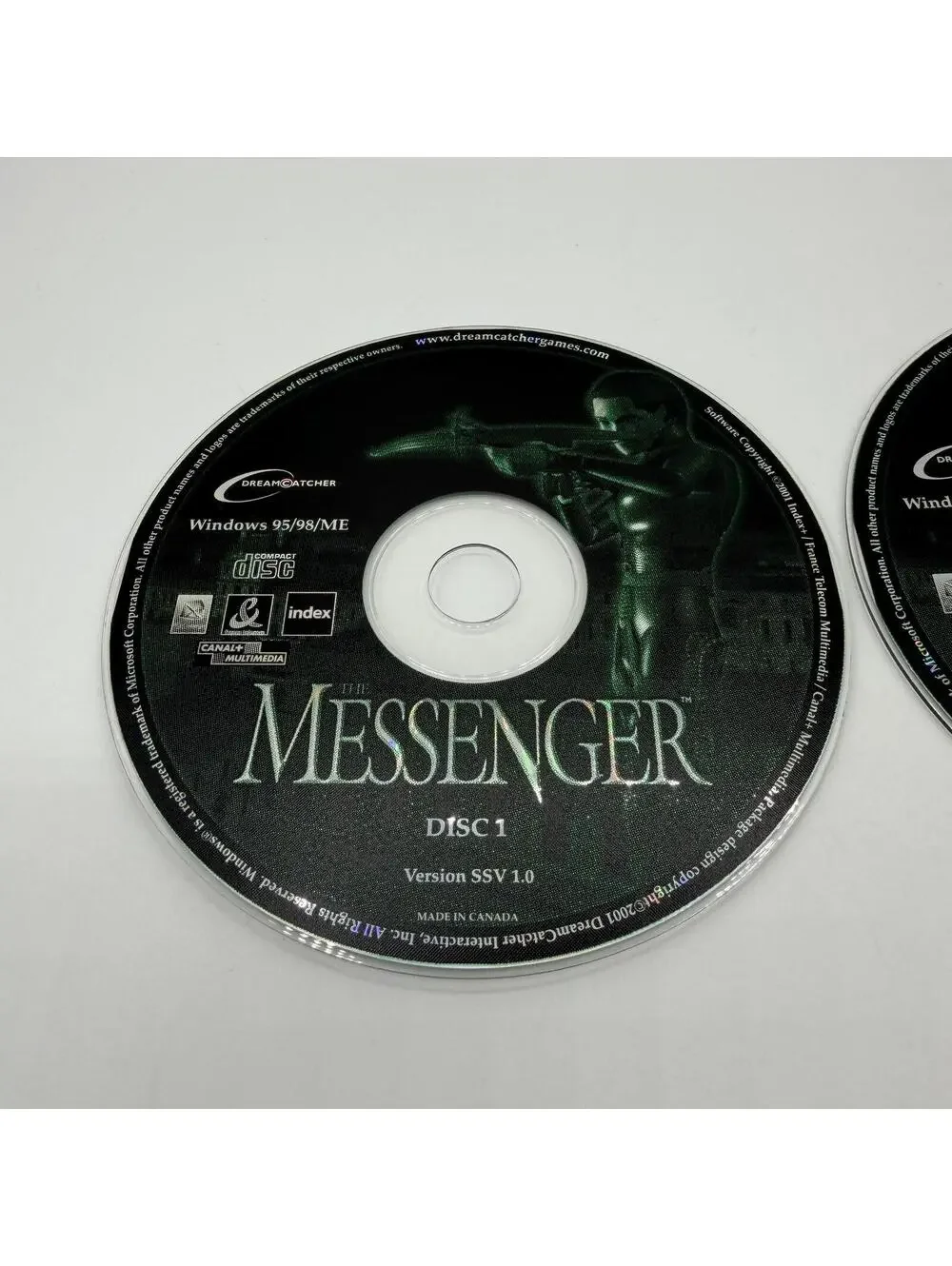 The Messenger (2001) - PC CD-ROM Video Game ** Disc Only **